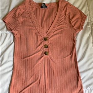 Pink Rue 21 short sleeved tee
